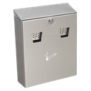 Wall-Mounting Cigarette Bin Stainless Steel