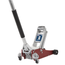 Premier Low Profile Aluminium Trolley Jack with Rocket Lift 1.5 Tonne