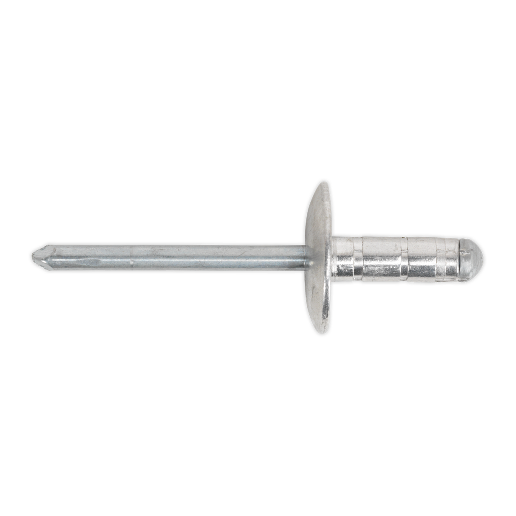 Aluminium Multi-Grip Large Flange Rivet 4.8 x 27mm - Pack of 100