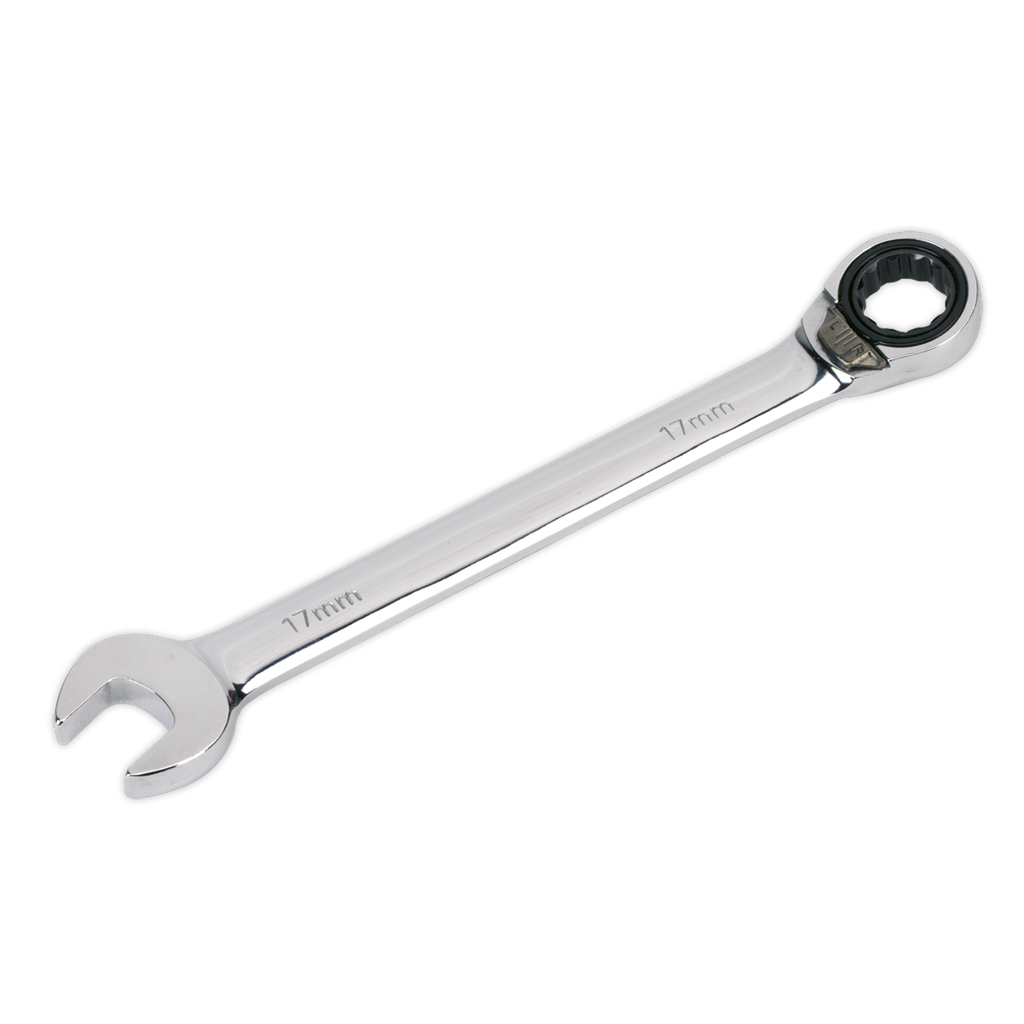 Premier Reversible Ratchet Combination Spanner 17mm