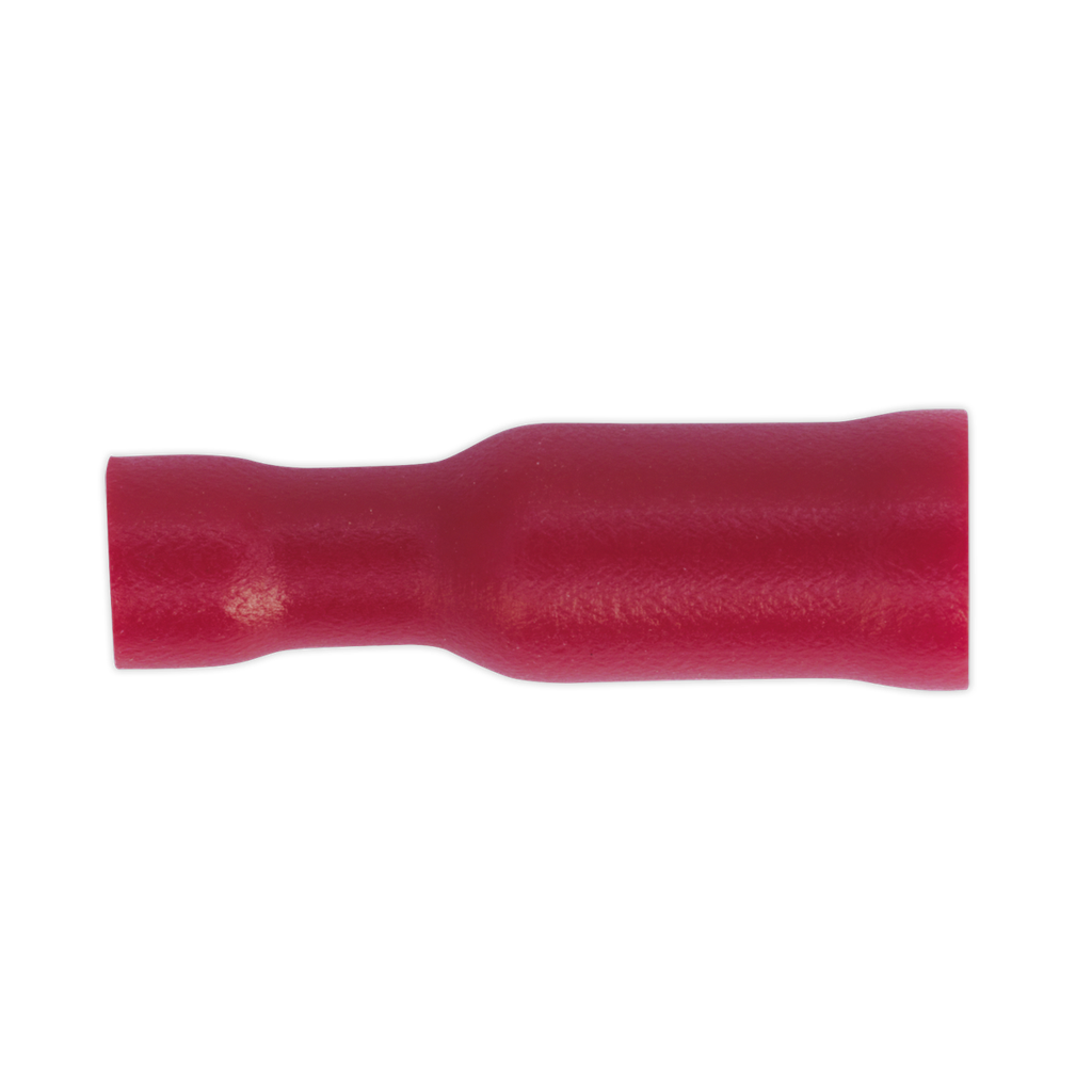 Female Socket Terminal 4mm, Red - Pack of 100