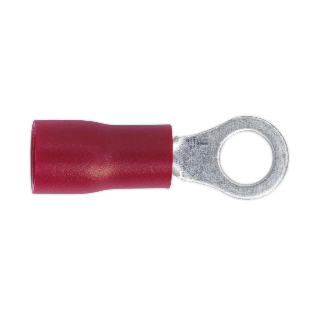 Easy-Entry Ring Terminal 4.3mm (4BA), Red - Pack of 100