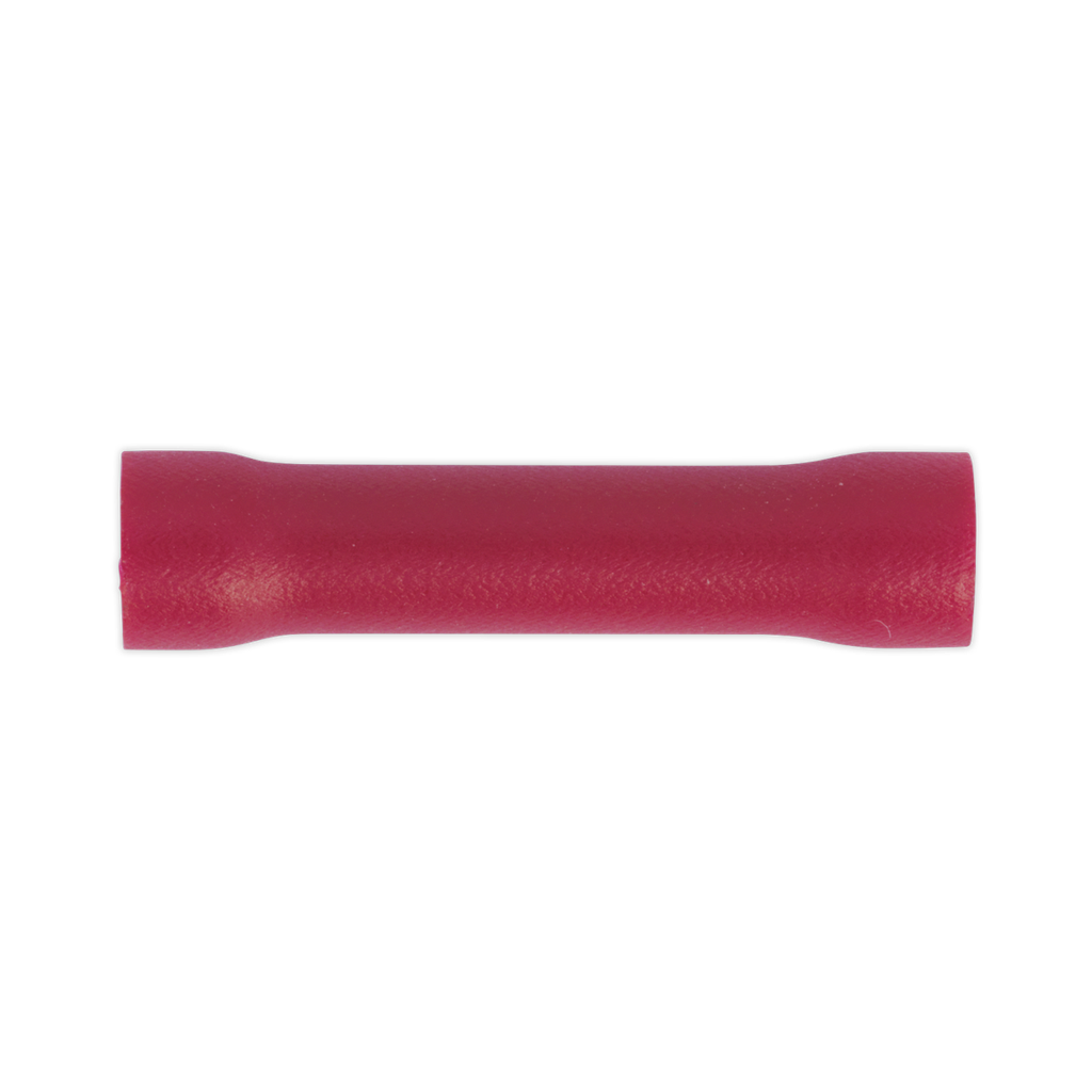 Butt Connector Terminal 3.3mm, Red - Pack of 100