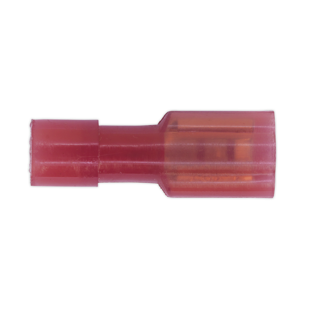 Fully Insulated Female Terminal 4.7mm, Red - Pack of 100