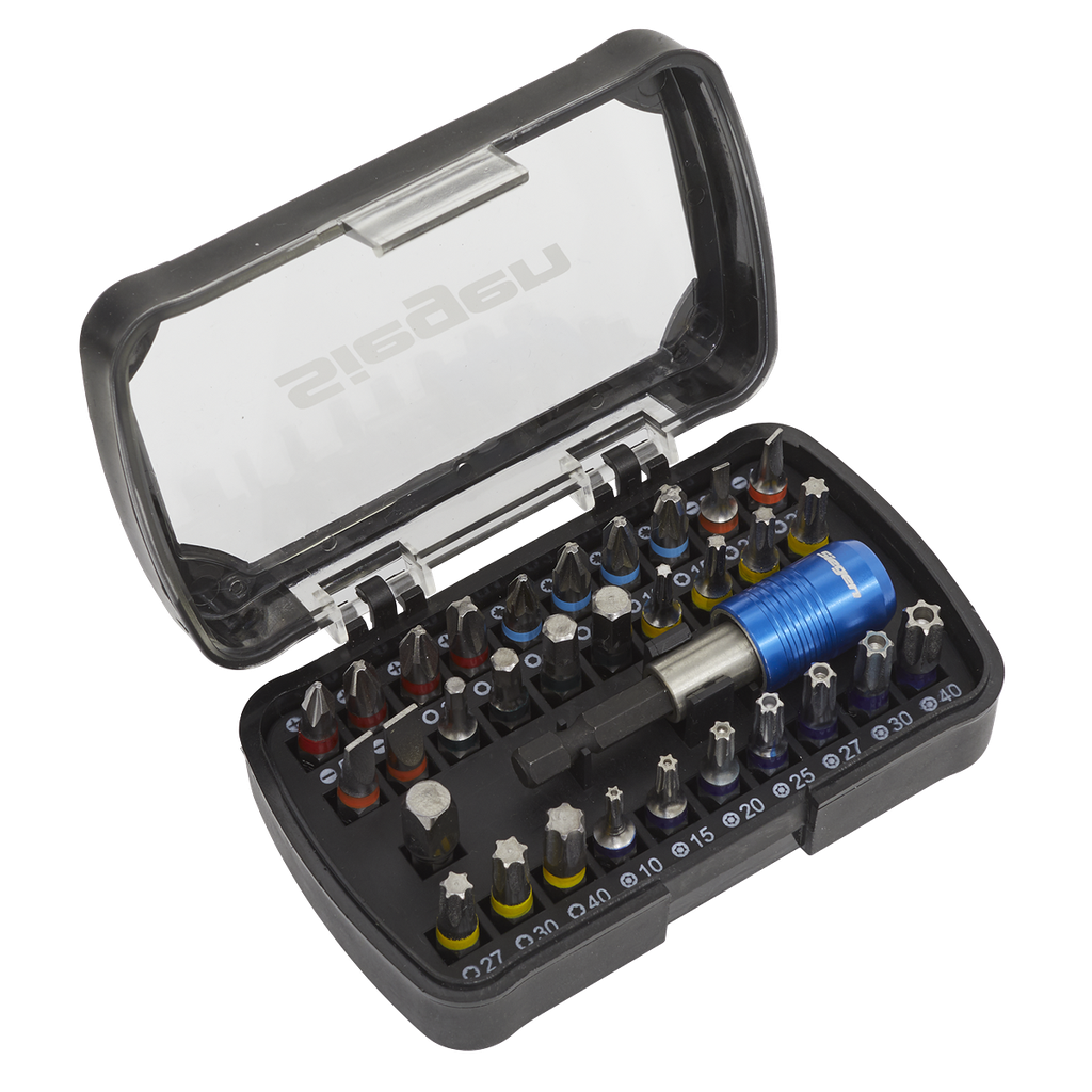 Siegen Colour-Coded Power Tool Bit Set 32pc