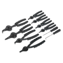 Siegen Internal/External Circlip Pliers Set 10pc