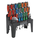 Siegen Hammer-Thru Screwdriver, Hex Key & Bit Set 44pc