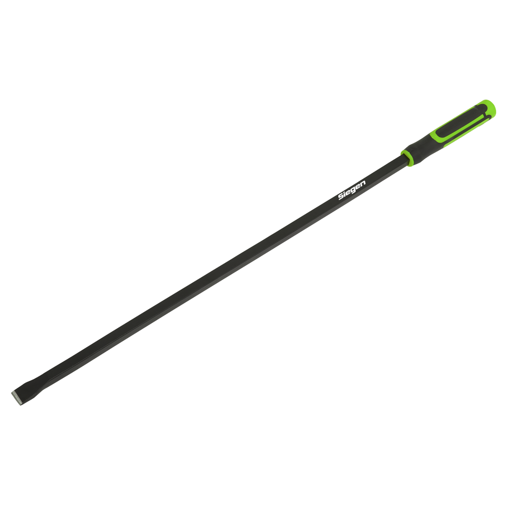 Siegen Heavy-Duty Straight Pry Bar with Hammer Cap 900mm