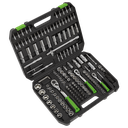 Siegen Socket Set 1/4", 3/8" & 1/2"Sq Drive 171pc