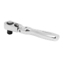 Siegen Micro Flexi-Head Ratchet Wrench 1/4"Sq Drive