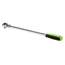 Siegen Long Flexi-Head Ratchet Wrench with Flip Reverse 1/4"Sq Drive