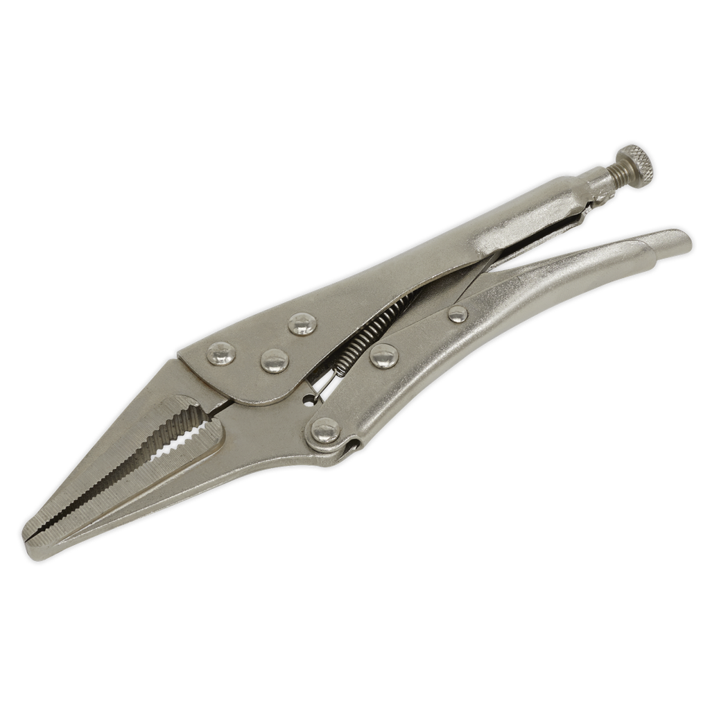 Siegen Long Nose Locking Pliers 225mm