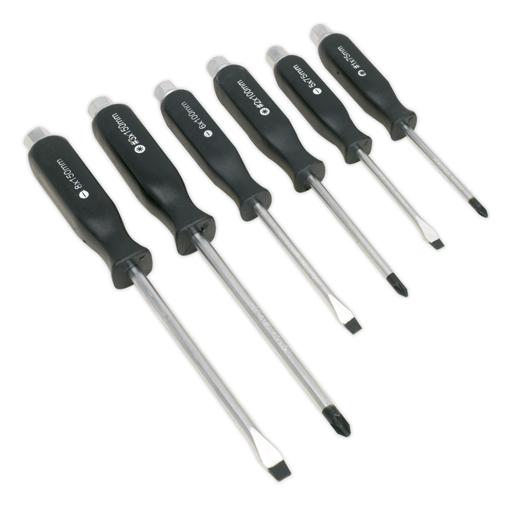Siegen Hammer-Thru Screwdriver Set 6pc