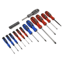 Siegen Soft Grip Screwdriver & Bit Set 23pc