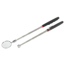 Siegen Telescopic Magnetic Pick-Up Tool & Inspection Mirror Set 2pc