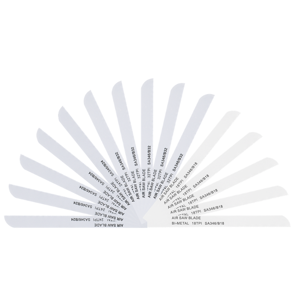 141mm HSS Mixed Air Saw Blades - Pack of 15