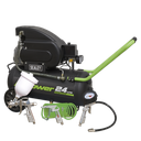 24L Direct Drive Air Compressor 2hp with 4pc Air Accessory Kit