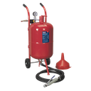 Shot Blaster with Water Trap & Wheels 37L
