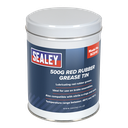 Red Rubber Grease Tin 500g