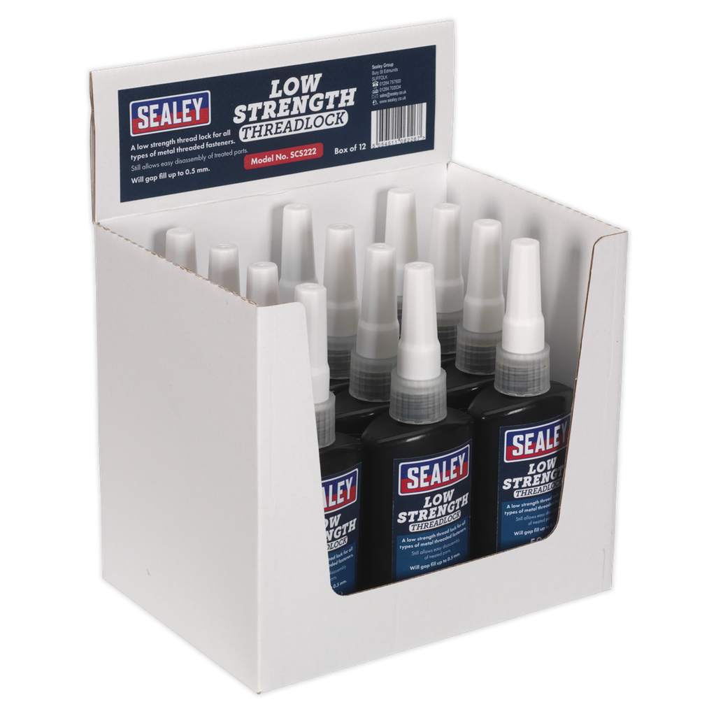 Low Strength Thread Lock 50ml - Pack of 12