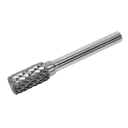 Cylindrical Front End Cut Tungsten Carbide Rotary Burr 10mm