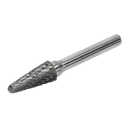 Conical Ball Nose Tungsten Carbide Rotary Burr 10mm