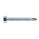 Zinc Plated Self-Drilling Hex Head Screw 6.3 x 50mm - Pack of 100