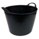 Heavy-Duty Flexi Tub 40L - Black