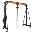 Portable Adjustable Gantry Crane with Geared Trolley Combo 2 Tonne
