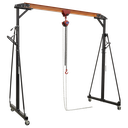 Portable Lifting Adjustable Gantry Crane 0.5 Tonne & Hoist Combo