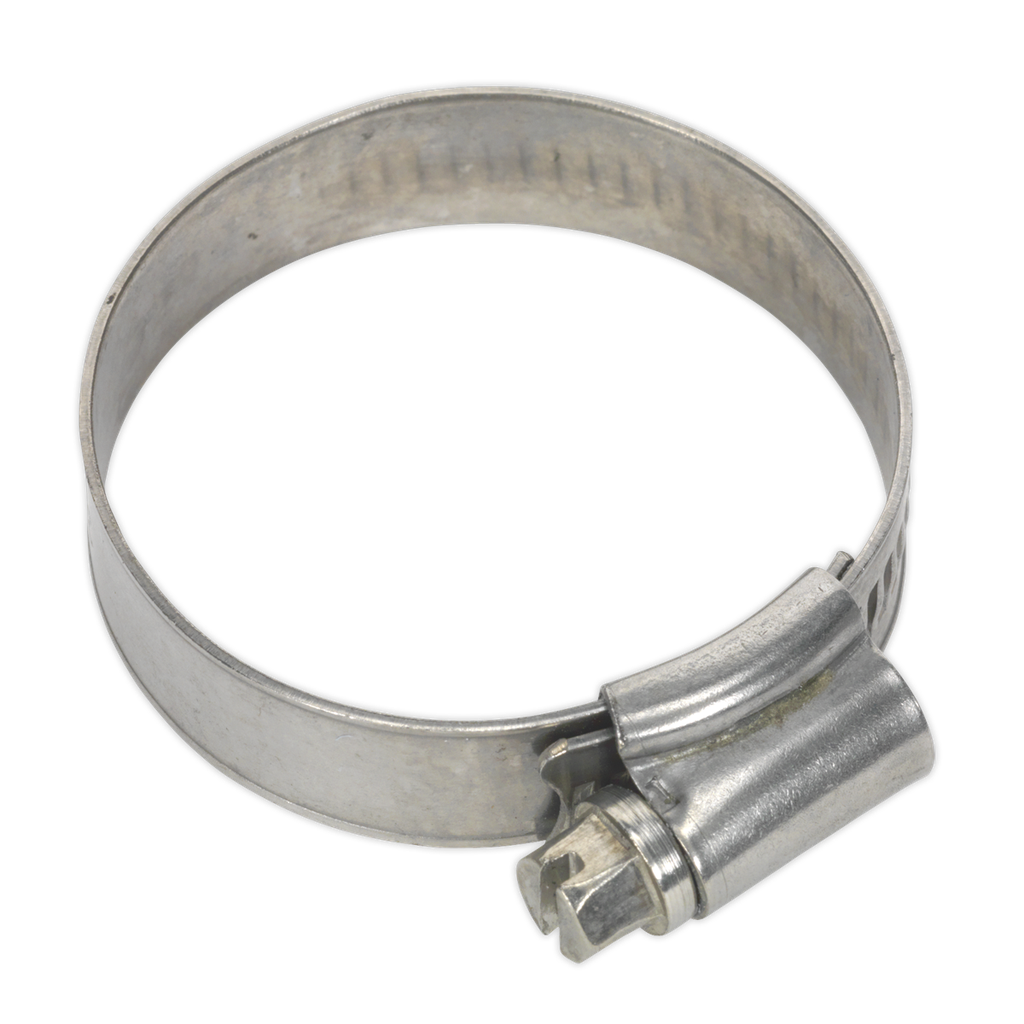 Stainless Steel Hose Clip 32-44mm - Pack of 10