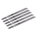 Jigsaw Blade for Aluminium 100mm 8tpi - Pack of 5