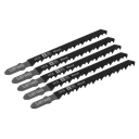 Jigsaw Blade for General Wood 100mm 6tpi - Pack of 5
