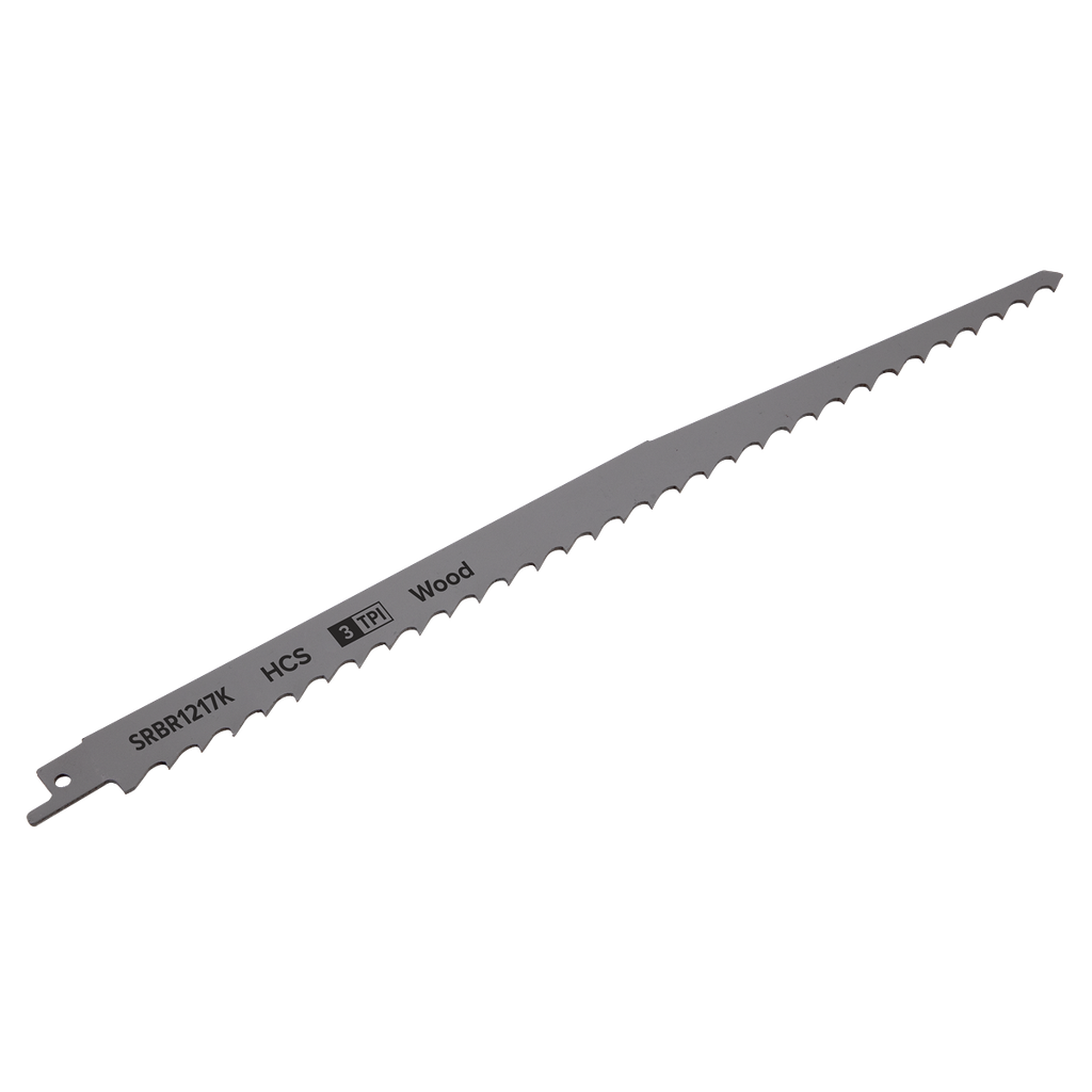 Reciprocating Saw Blade for Pruning & Coarse Wood 300mm 3tpi - Pack of 5