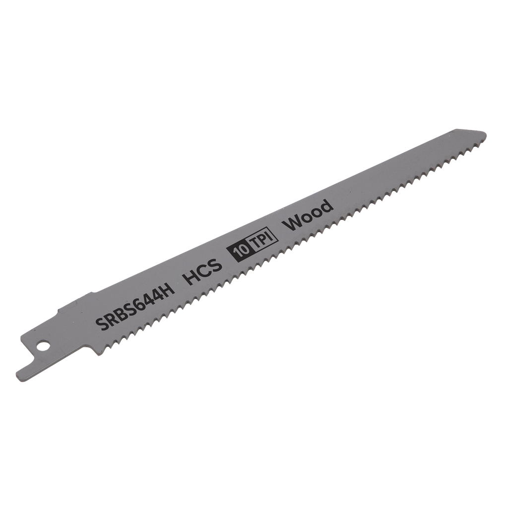 Reciprocating Saw Blade for Clean Wood 150mm 10tpi - Pack of 5