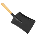 Coal shovel 8" with 228mm Wooden Handle