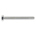 8.8 Zinc Plated HT Setscrew M10 x 100mm, DIN 933 - Pack of 25