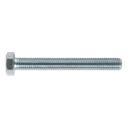 8.8 Zinc Plated HT Setscrew M12 x 100mm, DIN 933 - Pack of 10