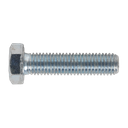 8.8 Zinc Plated HT Setscrew M12 x 50mm, DIN 933 - Pack of 25