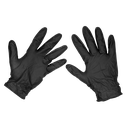 Diamond Grip Extra-Thick Nitrile Powder-Free Gloves, Black, X-Large - Pack of 50