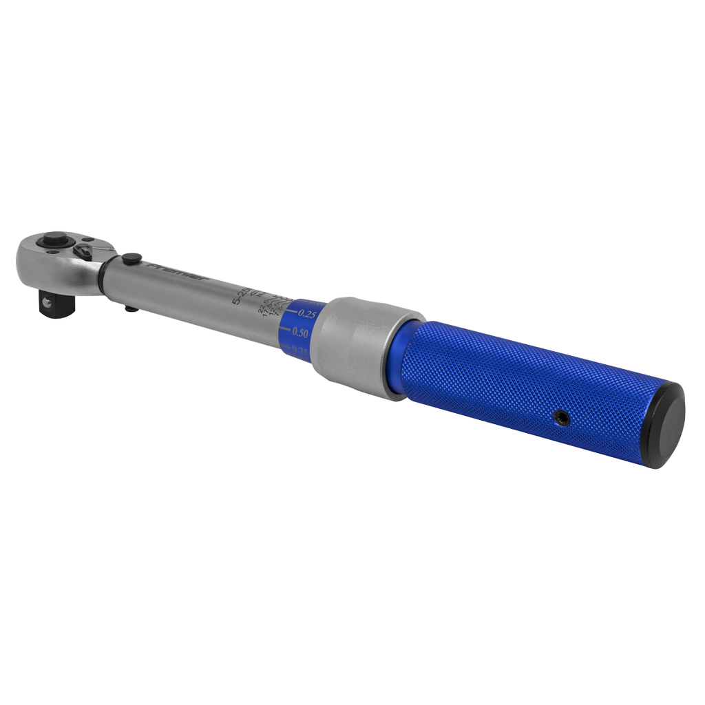 Premier Calibrated Micrometer Torque Wrench 3/8"Sq Drive 5-25Nm
