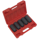 Impact Hub Nut Socket Set 1/2"Sq Drive 5pc