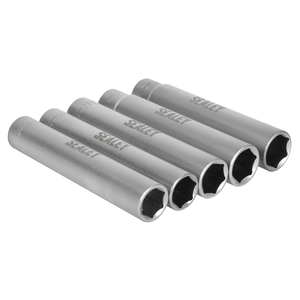 Extra-Deep Socket Set 3/8"Sq Drive 5pc
