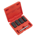 Locking Wheel Nut Removal Set 1/2"Sq Drive 5pc