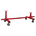 Adjustable 2-Post Vehicle Moving Dolly 900kg Capacity