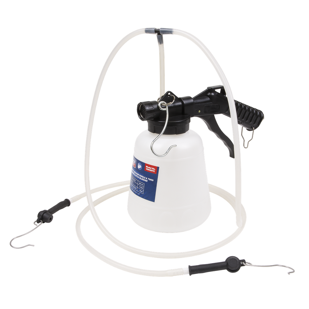 Pneumatic Brake Caliper Clutch Bleeder Vacuum Single & Twin 1L