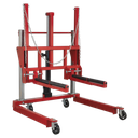 Wheel Removal Trolley with Adjustable Width 500kg Capacity