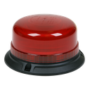 Warning Beacon with Bolt Fixing 3 x 6.5mm SMD LED 12/24V - Red