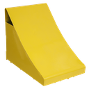 Heavy-Duty Steel Wheel Chock - Single
