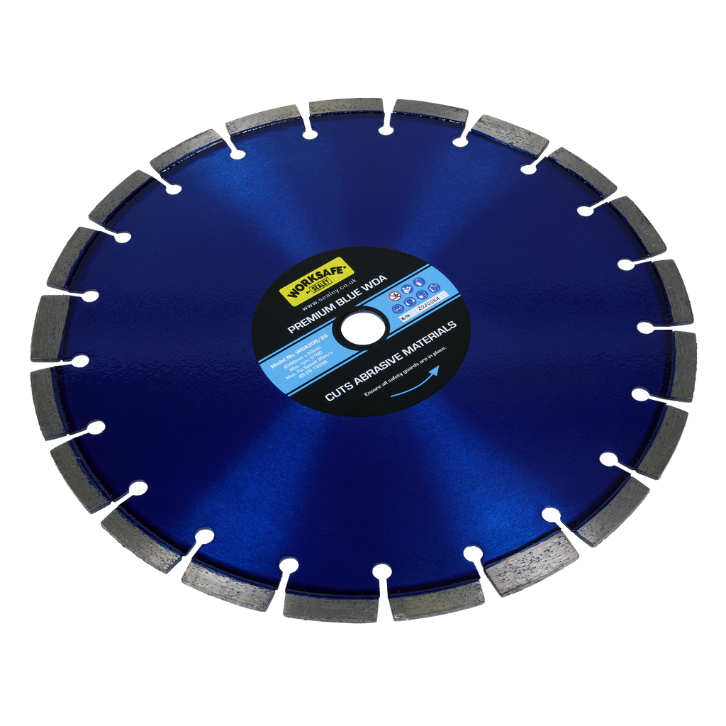Worksafe® Premium Blue WDA Diamond Blade 300 x 20mm